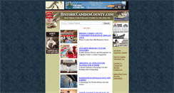Desktop Screenshot of historiccamdencounty.com